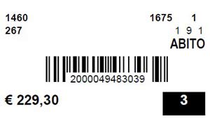 Etichette Adesive Barcode